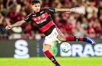 Pulgar tem contrato até o fim de 2027 com o Flamengo – Fotos: Gilvan de Souza/Flamengo