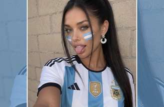 Suzy Cortez afirmou que fará uma nova tatuagem caso a Argentina conquiste o título mundial –