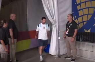 Jogadores da Argentina não falam na zona mista –