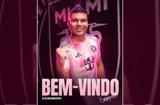 Casemiro atuará ao lado de Messi e Suárez no clube dos EUA –