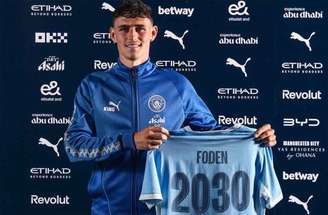 Phil Foden é uma das joias do Manchester City –