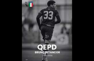 Bruno Betancor, do Deportivo Italiano, de 22 anos, sofreu uma parada cardiorrespiratória –