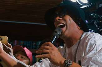 Ronaldinho Gaúcho e o “Ronaldinho Paraíba” se encontraram pela primeira vez durante o evento –