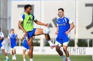 Juventus durante treinamento de pré-temporada –