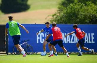 Atividade de preparação da Inter durante a pré-temporada na Alemanha –