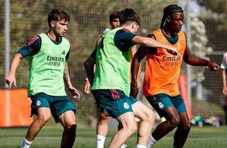 Atividade de preparação do clube merengue durante a pré-temporada – Foto; Divulgação
