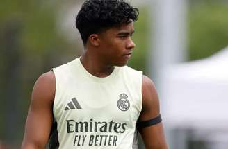 Endrick em campo pelo Real Madrid – 