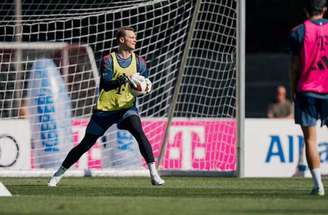 Neuer durante atividade na pré-temporada do Bayern –