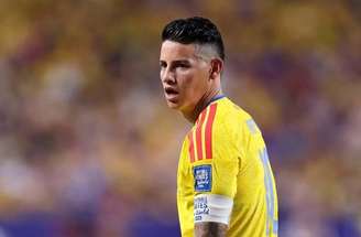 James Rodríguez em ação na Copa do Mundo –