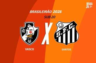 Vasco x Santos – Brasileirão Sub-20 – Rodada 10 – 07/05/2026 –