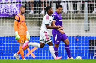Arda Güler em ação pelo Real Madrid no amistoso diante da Fiorentina, na Áustria –