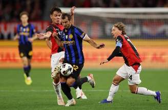 Modric, de 40 anos, renovou o contrato com o Milan por mais uma temporada –