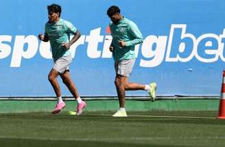 Palmeiras treinou nesta quinta-feira (6) de olho no duelo com o Internacional –