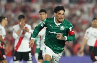 Gustavo Gómez em campo pelo Palmeiras –