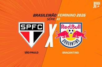 Jogadoras do São Paulo comemoram vitória pelo Campeonato Brasileiro Feminino –