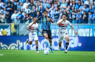 Grêmio e São Paulo mediram forças na Arena do Grêmio –