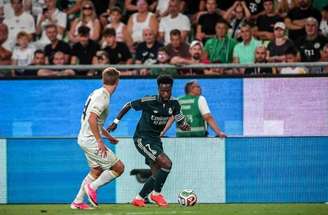 Endrick não ficou os 90 minutos em campo no amistoso do Real Madrid na Hungria –