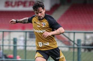 Nicolas também compareceu no CT da Barra Funda –