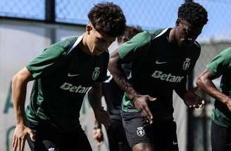 Atividade de preparação do Sporting antes do duelo pelo Campeonato Português –
