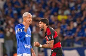Lucas Paquetá comemorou e muito seu gol contra o Cruzeiro –