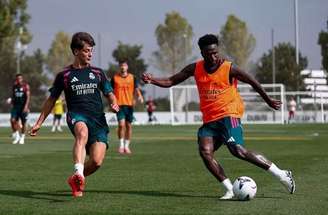 Endrick participando da pré-temporada do Real Madrid –