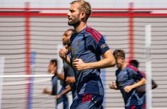Atividade de preparação do Bayern durante a pré-temporada do clube –