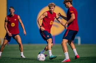 Atividade de preparação do Barcelona durante a pré-temporada –
