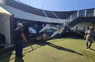 Outros setores do estádio também passarão por intervenções – Divulgação/Santos FC