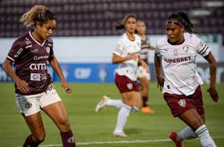 Fluminense foi para o intervalo com vantagem após o gol marcado por Patrícia Sochor –