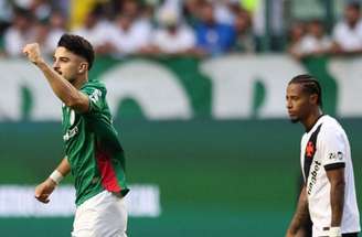 Flaco López marcou dois gols pelo Palmeiras –
