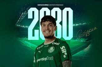 Gustavo Gómez é homenageado pela torcida do Palmeiras antes de duelo contra o Vasco –