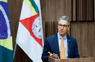 Romeu Zema (Novo) defende privatizar e dividir a operação do Banco do Brasil e da Petrobras