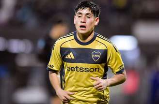 Aranda fez 32 jogos pelo Boca em 2026 com um gol e três assistências –