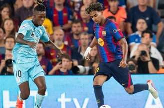 Raphinha foi um dos destaques do Barcelona na partida –