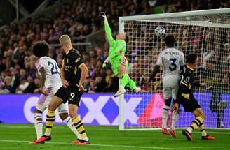 Haaland: dois gols na goleada do City sobre o Crystal Palace.