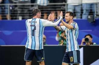 Messi e Rodrigo De Paul compartilham vestiário no Inter Miami –
