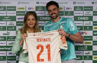 Bruno Bertinato fala sobre suas características em apresentação ao Palmeiras –
