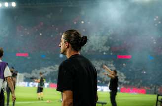 Zagueiro brasileiro Marquinhos abriu o placar para o PSG no primeiro tempo –