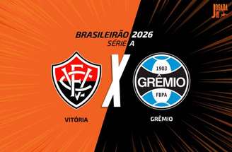 Montagem: Jogada10 - Legenda: Vitória e Grêmio se enfrentam nesta segunda-feira