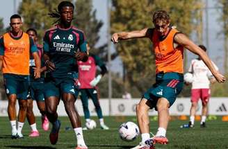 Atividade de preparação do clube merengue antes de visitar o Elche –