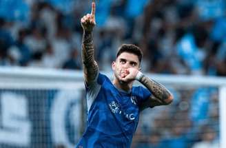 Rúben Neves em ação com a camisa do Al-Hilal no Campeonato Saudita –