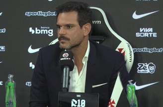 Admar Lopes conversa com a imprensa após apresentação de Gabriel Pereira –