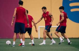 Atividade de preparação do Barça antes de encarar o Sevilla –
