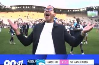 Rosenior foi cercado pelos jogadores do Strasbourg após a provocação –
