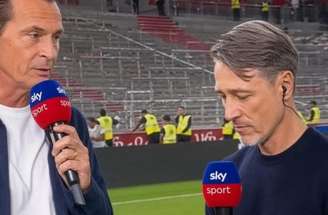 Nico Kovac se emocionou ao receber notícia da morte de amigo durante entrevista ao vivo –