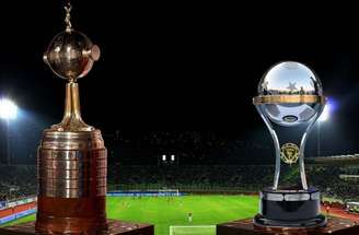 Troféus da Libertadores e da Sul-Americana –