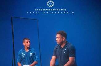Ronaldo, um dos grandes ídolos do Cruzeiro, faz dois aniversários por ano –