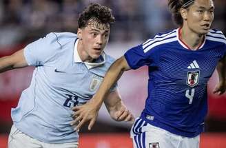 Torreira gesticula depois de uma falta sofrida pelo Uruguai – Divulgação/AUF