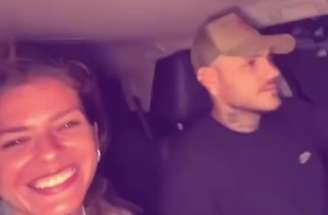 China Suárez e Mauro Icardi no polêmico vídeo –