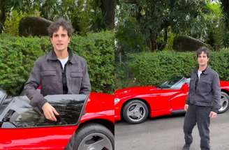Fiuk compartilhou registros do Dodge Viper nas redes sociais
